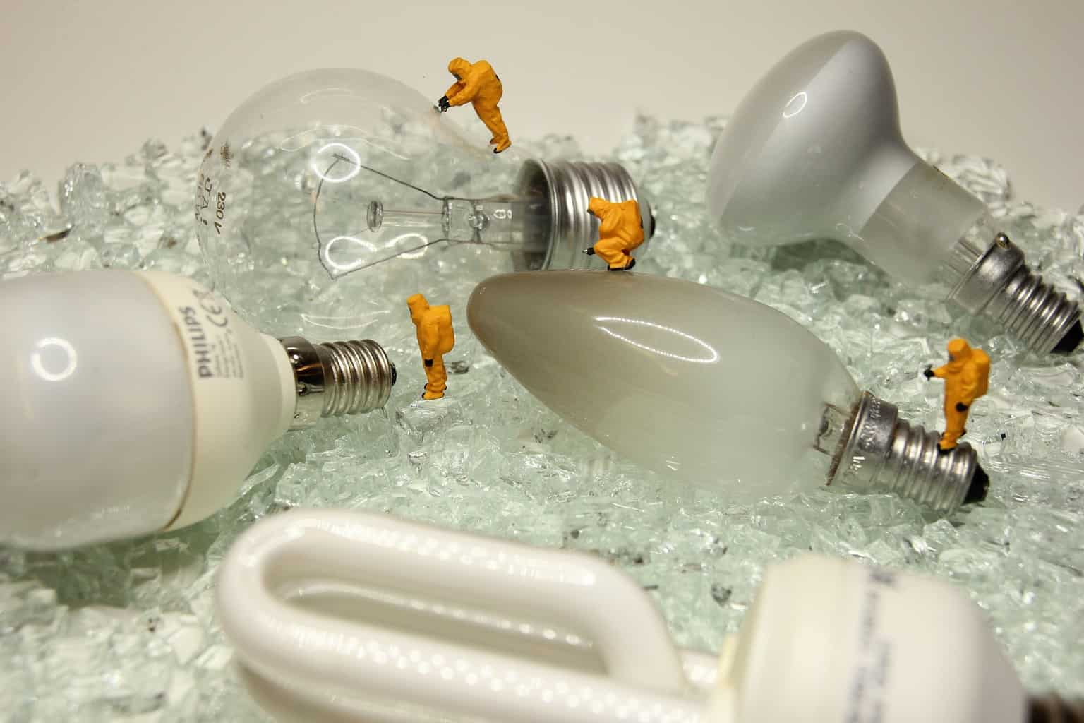 Disposing old LED light bulbs
